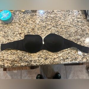 Warner's Classic strapless Black Bra 36D